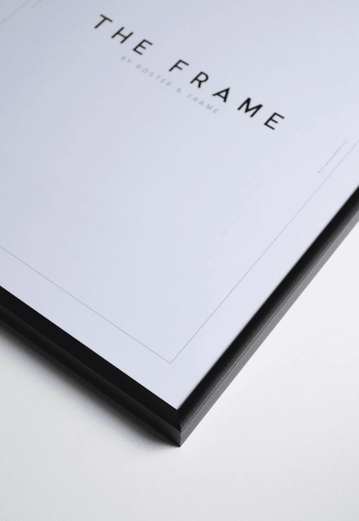 aluminimum ramme Sort aluminium ramme