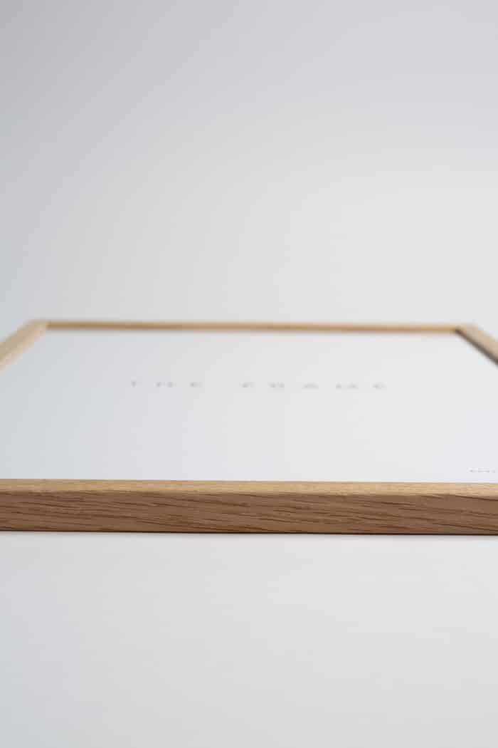 Egetræ ramme. Massiv egetræramme fra KASPERBENJAMIN
