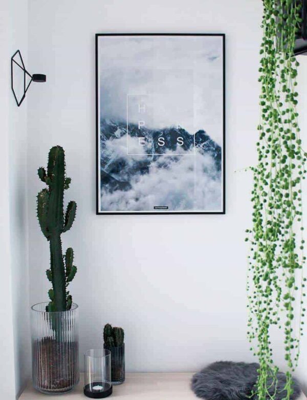 tekst-natur-happiness-plakat-800-1080px Natur tekst plakat - Happiness plakat