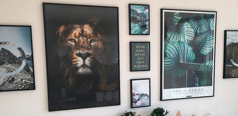 plakater-posters-kasperbenjamin Billedvæg med plakater og posters i forskellige størrelser