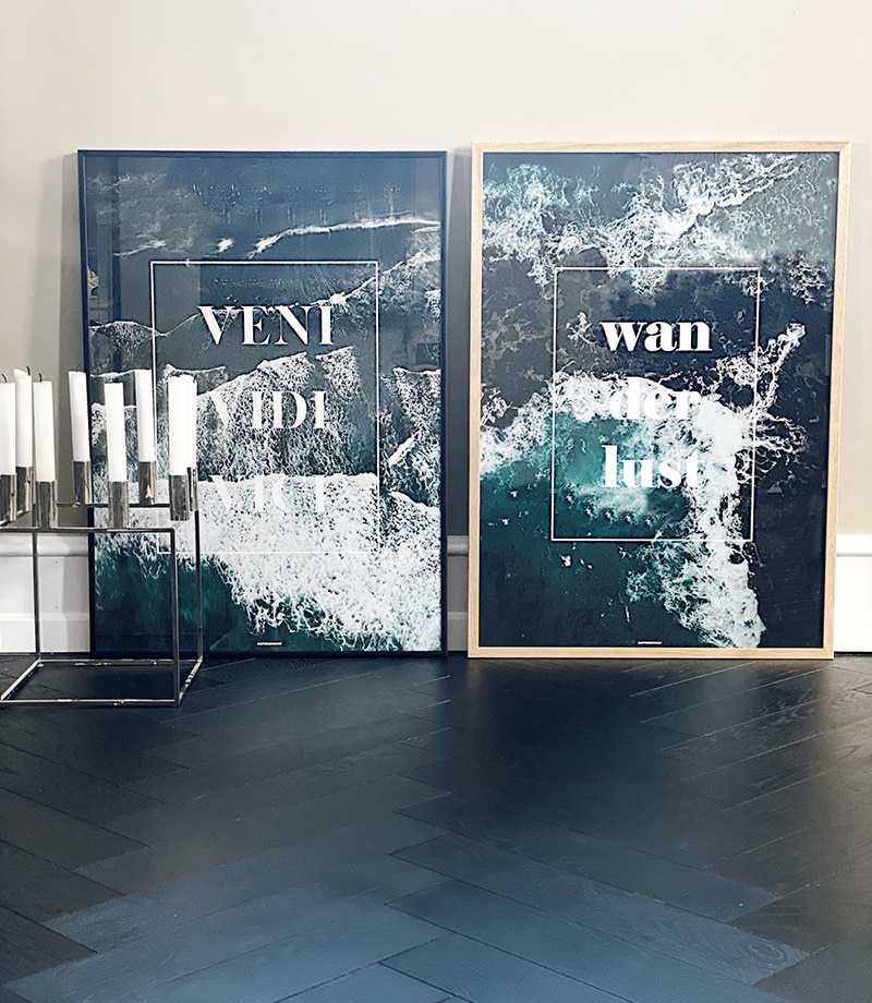 Vini Vidi Vici & Wanderlust plakatsaet