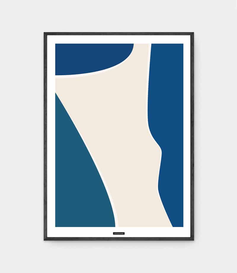 Blue Shapes No.1