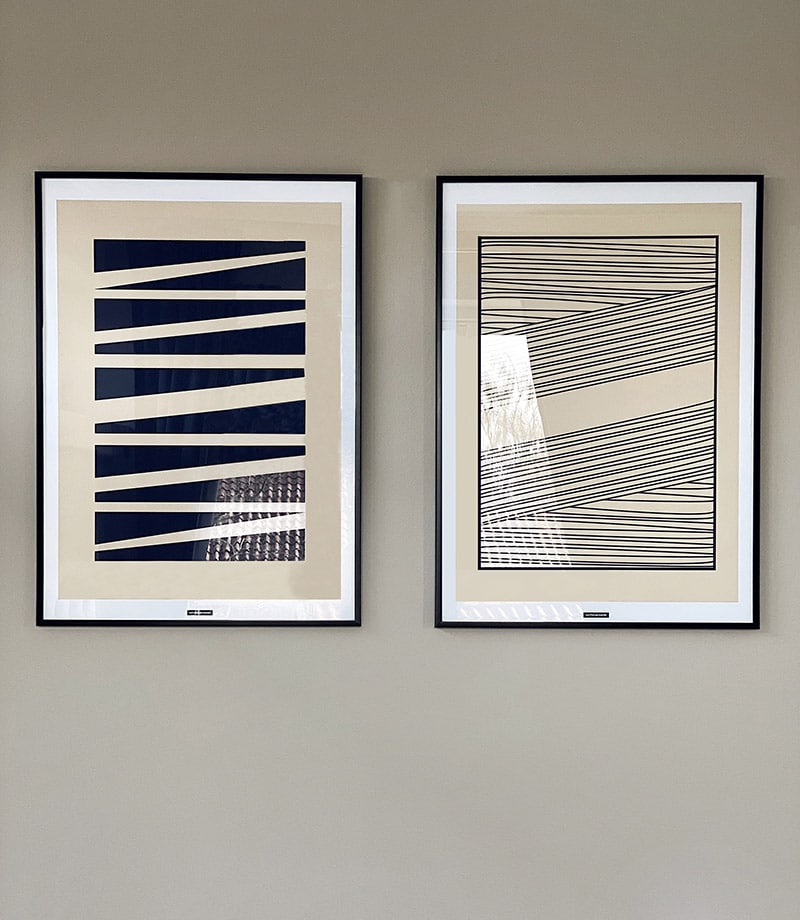Abstrakt No. 1 og 2