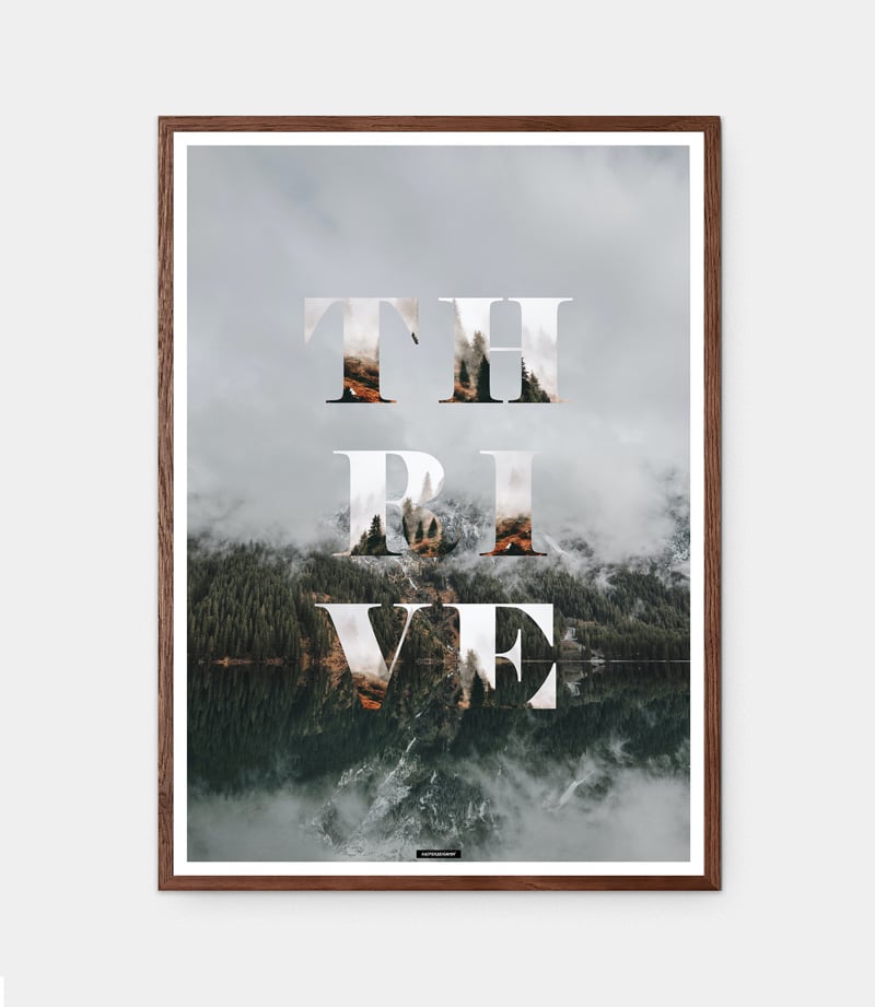 THRIVE plakat