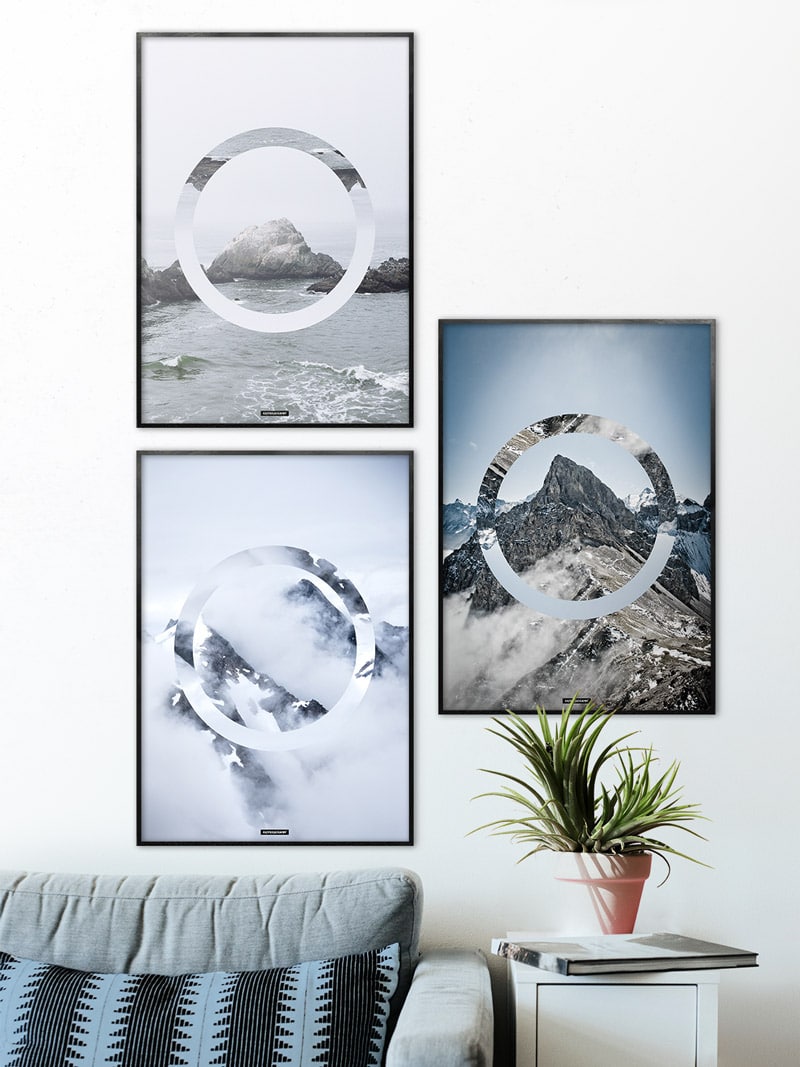 BLUE CIRCLE - Plakatsæt - Billede 3