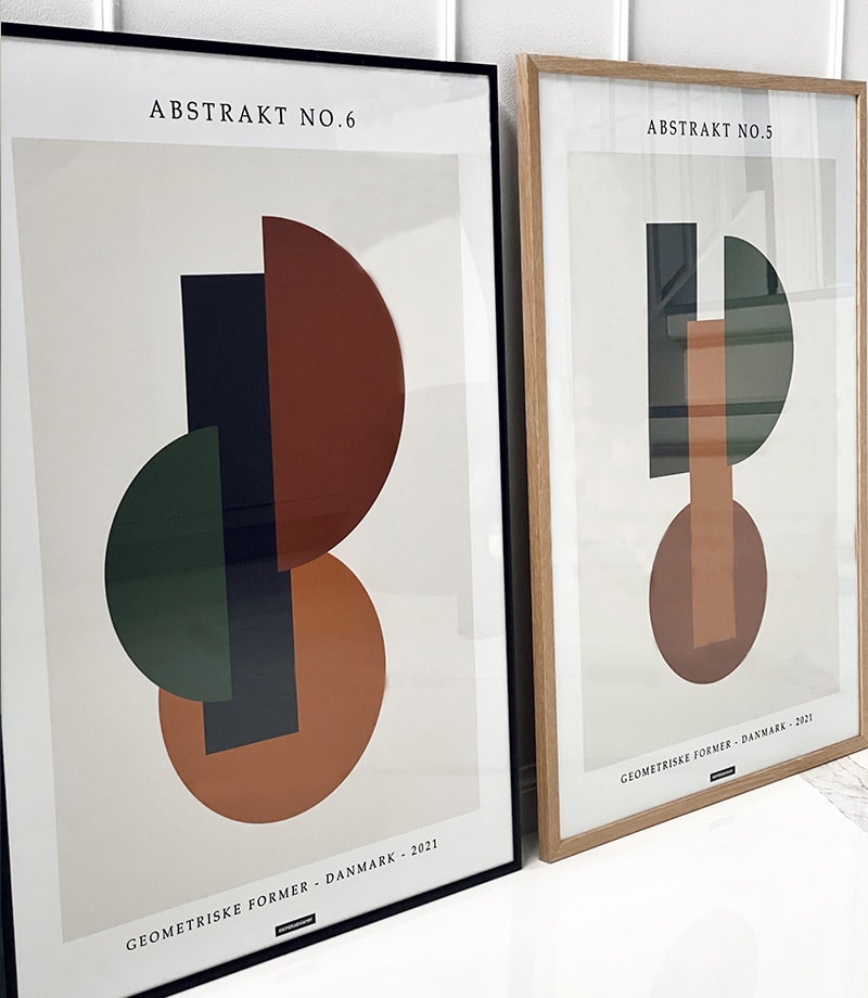 Abstrakt No.5 & 6 plakatsaet
