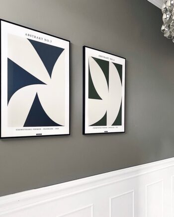 Abstrakt No.3 & No.4 plakatsæt