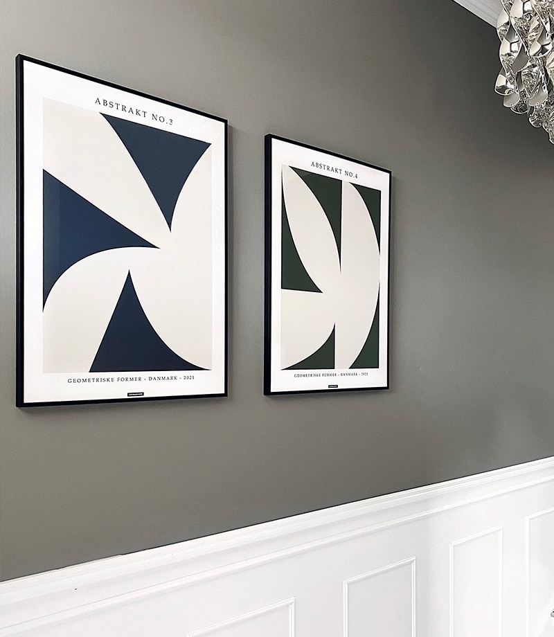 Abstrakt No.3 & No.4 plakatsæt