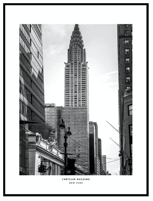 Chrysler Building Poster - Posterton.dk – plakat