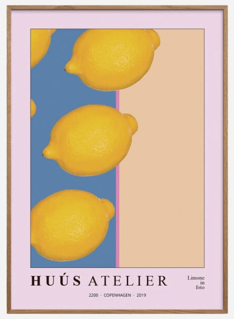 Huus Atelier - Limone-plakat