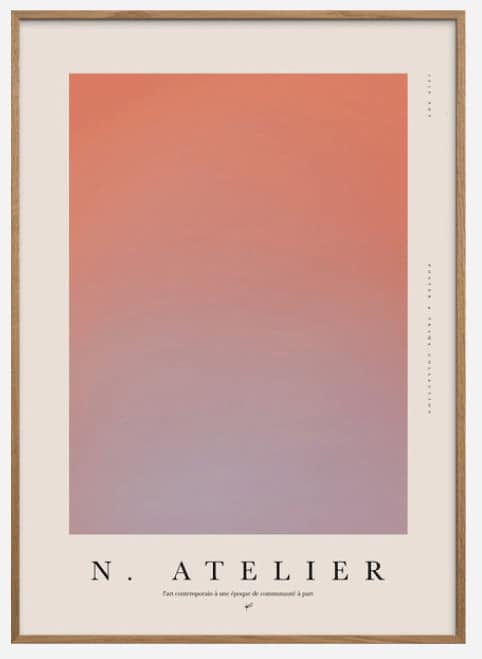 N. Atelier-plakat