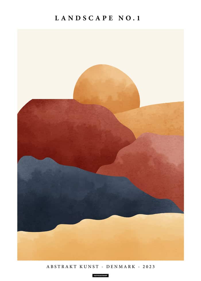 Landscape no.1 plakat
