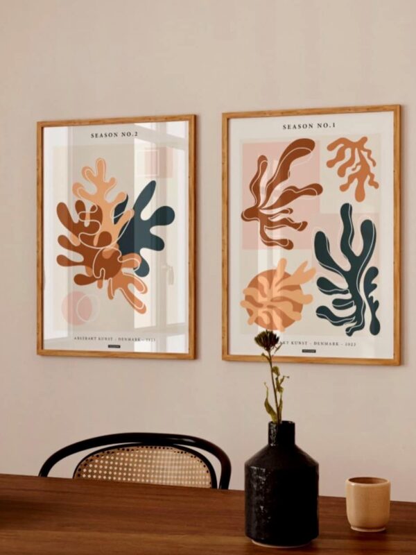 SEASON NO.1 & NO.2 SEASON NO.1 & NO.2 - Valg af rigtige plakater i stuen